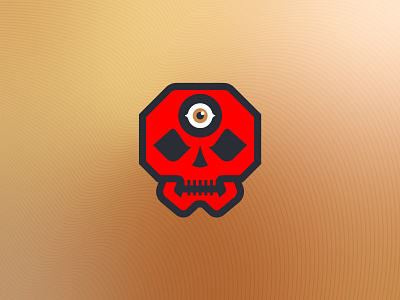 The Skull That Knows Too Much branding design graphic design graphic skull illustration logo logo designer mexico red skull skull tarot vector vision writters