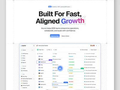 B2B SaaS landing page b2b b2b saas b2b saas landing page branding clean clean landing page landing page saas saas landing page ui web design white mode white mode landing page