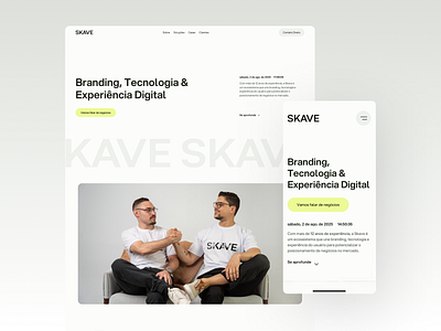 Skave branding design ui ux