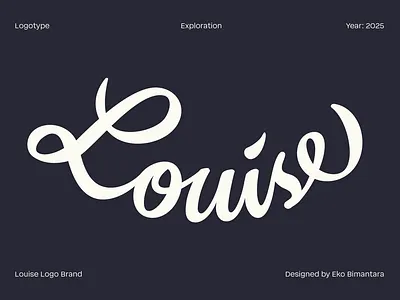 Lettering: Louise branding design graphicdesign letter lettering louise type typeface typography