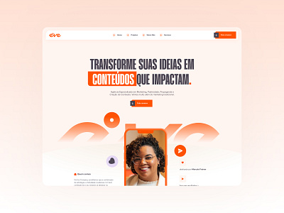Eve Company branding design ui ux