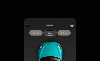 Atom Electric Car App app car concept electric electric cars graphic design interface mobile product ui ux