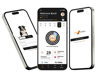PetDrift App Design graphic design ui