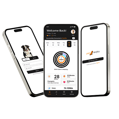 PetDrift App Design graphic design ui