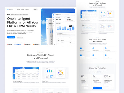 SaaS Website/Landing Page ai saas crm landing page crm website cro landing page erp landing page erp website landing page mvp design saas landig page saas landingpage saas platform saas tool saas ui saas uiux saas website sme startup saas web design website website design