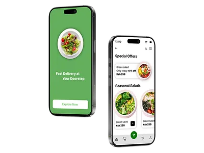 Food delivery app app design graphic design ui ux