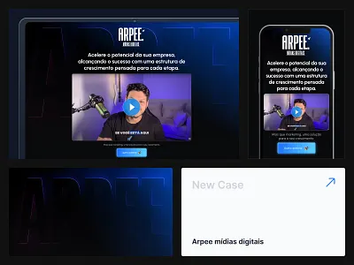 Arpee arpee capture page figma design figma ui landing page landing page design página de captura ui uiux webdesign website