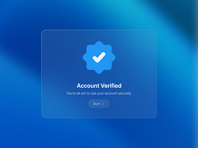Account verification card concept concept figma ui ui concept ui design uiux