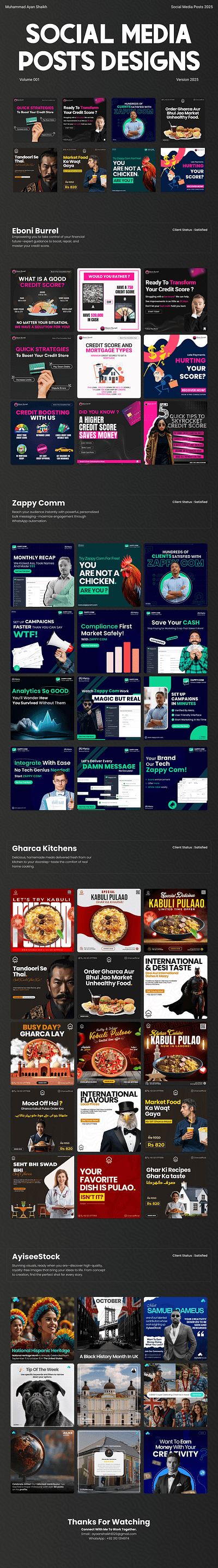 Social Media Post Designs Vol 01 graphic design social media content deesign social media posts