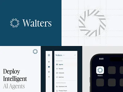 Walters - Branding & Logo animation brand brand design brand identity branding clean design graphic design logo logo design minimalist logo modern modern logo motion graphics ui uidesign uiux ux uxdesign uxerflow