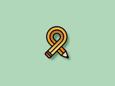 Art Support - Pin Design art pencil pin sticker
