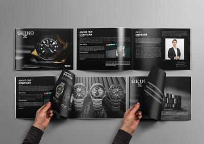 Watch Brochure Design booklet watch watch brochure