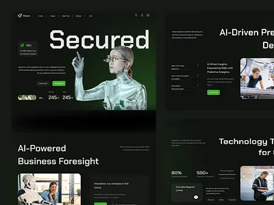 Predictive Analytics with AI Dark Futuristic Landing Page Design about us ai analytics artificial intelligence blog business card dark dark mode data data analyst data analytics futuristic glassmorphism gradient graphic design machine learning predictive technology