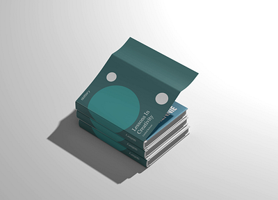 Lessons In Creativity Book Sleeve for Slattery Australia book design graphic design illustration mockup