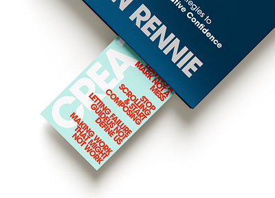 Lessons In Creativity Bookmark design graphic design