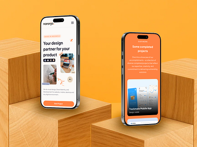 Naranja - Business & Agency Landing Page agensip clean company cta framer hero landing page multipurpose orange pop product profile responsive section template trend ui ui design visitor website