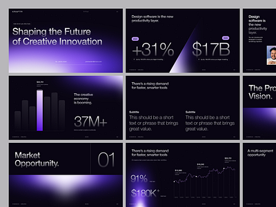 Kraftr - Pitch Deck Agency agency deck branding chart creative design data deck graphic design investor deck marketing pitch deck ppt presentation