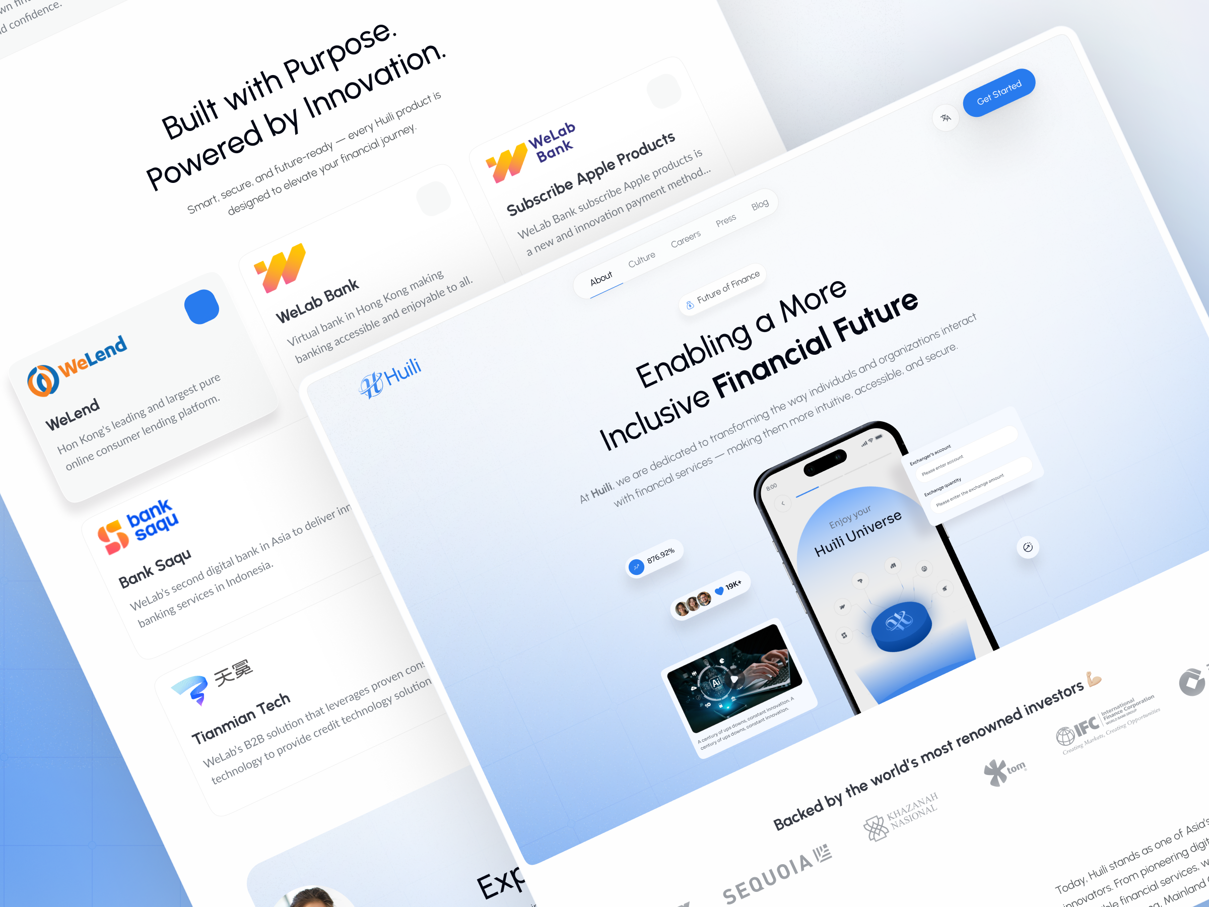 Example of Website Design & Development