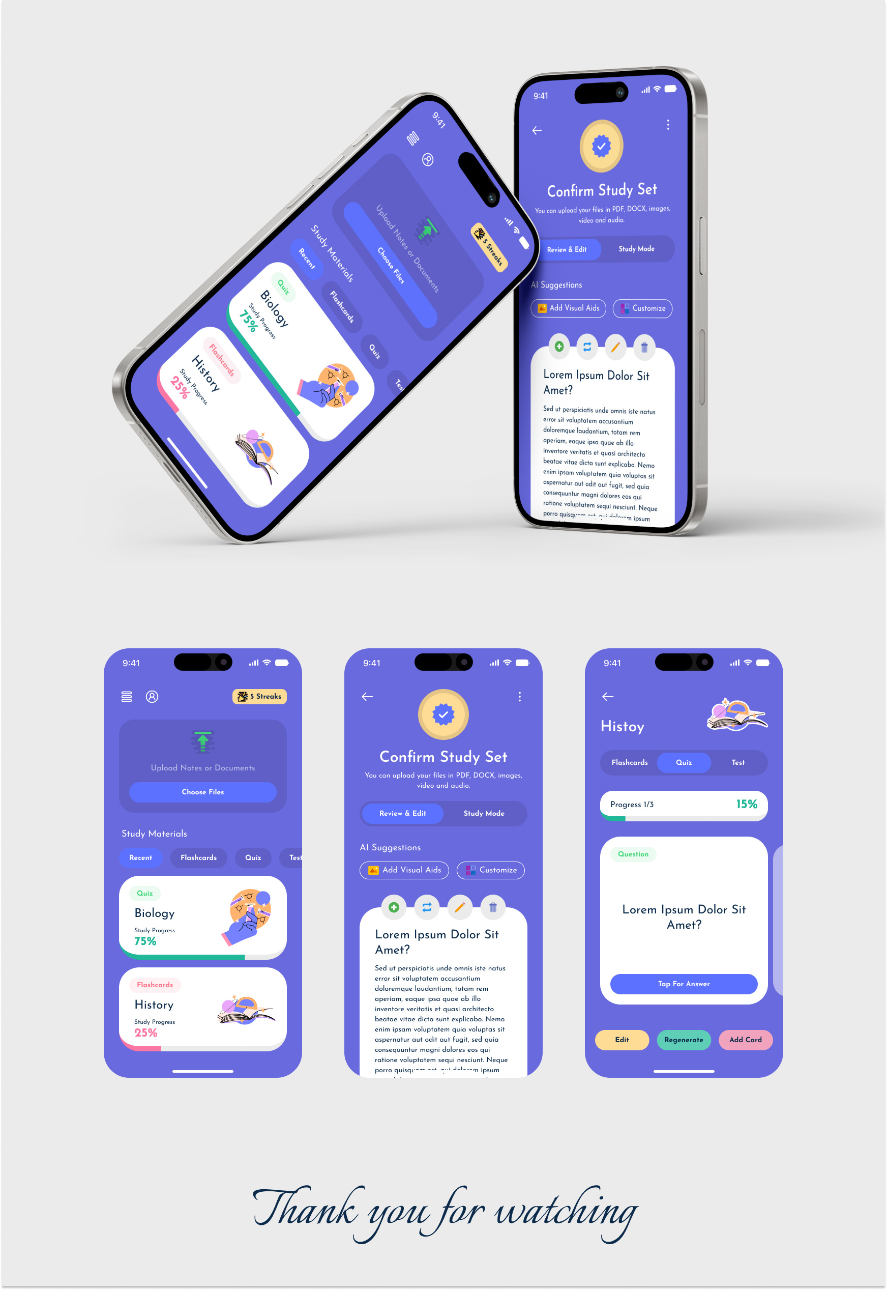 Smart Notes App android design figma ios learning mobile app notes study ui ui design uxui design
