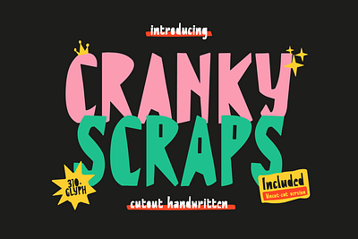 Cranky Scraps | Cutout Handwritten children