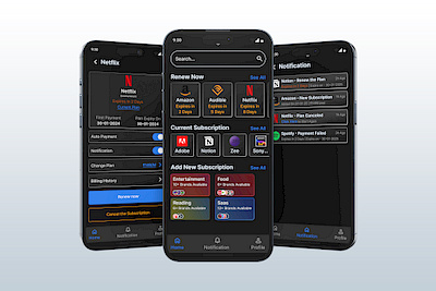 Subscription Management App dashboard design figma mobile app productdesign ui ux visual design