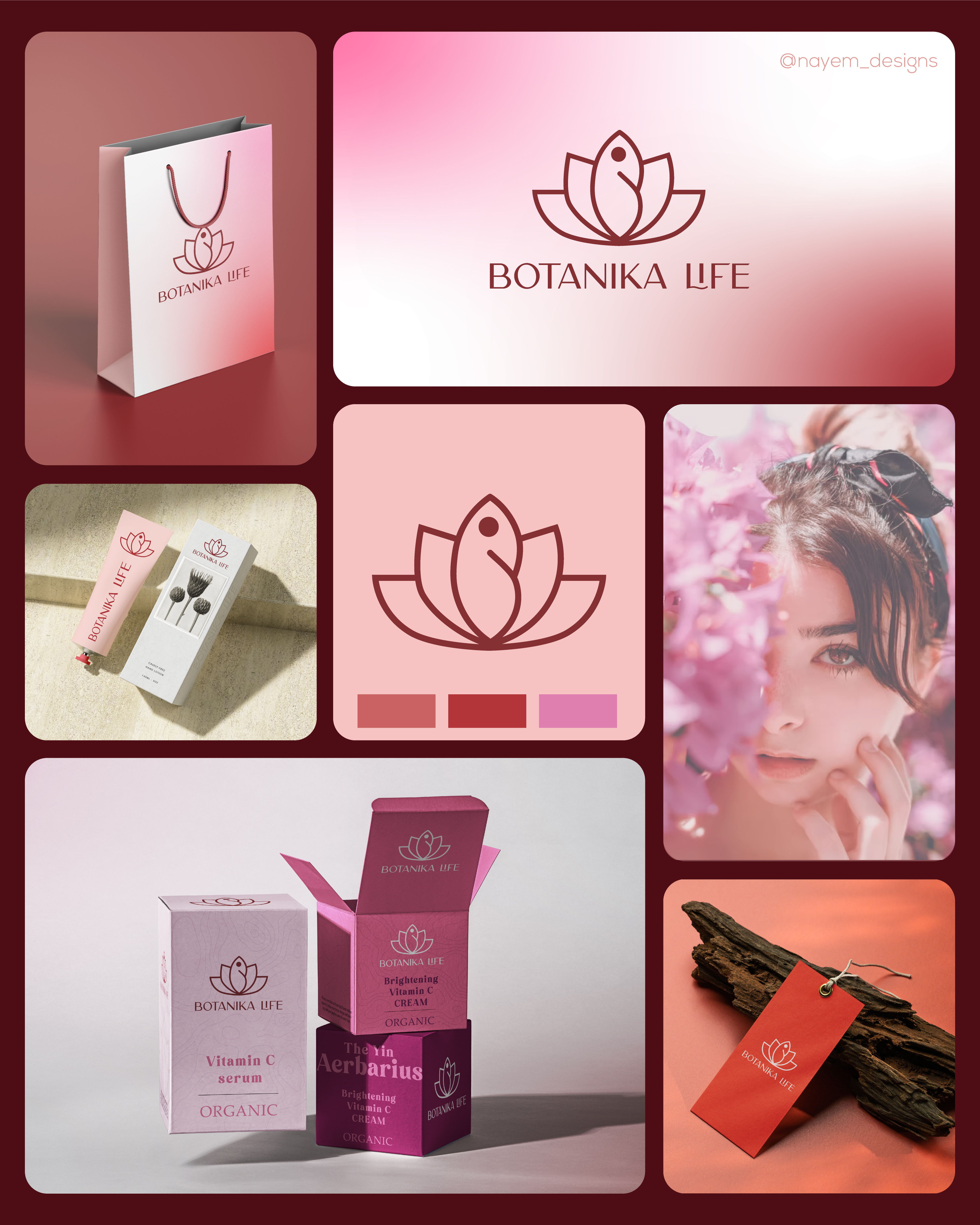 Skincare, Beauty Brand Logo Design beauty logo beauty products botanical boutique brand identity branding design graphic design logo logo design logo designer logo inspirations lotus logo luxurious modern logo skincare timeless logo unique logo