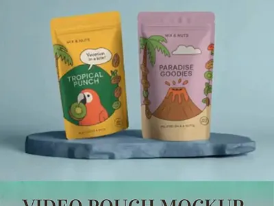 Video Pouch Mockup pocuh mockup video pouch mockup