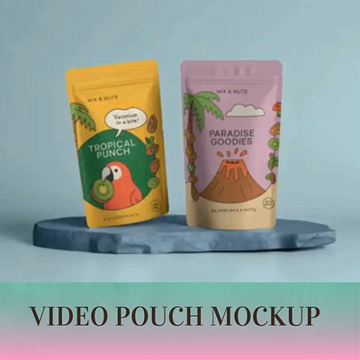 Video Pouch Mockup pocuh mockup video pouch mockup