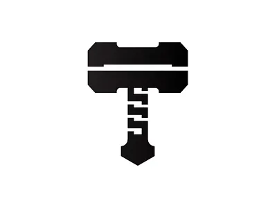 Letter T Hammer Logo branding company brand logo company branding design graphic design illustration logo modern vector