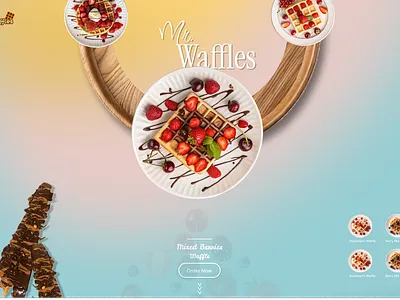 Waffles Laning Page | Scrolling