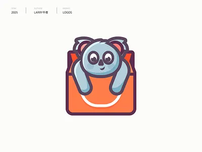 Koala logo考拉logo branding design graphic design icon illustration koala logo 创意 标识设计 考拉 考拉logo