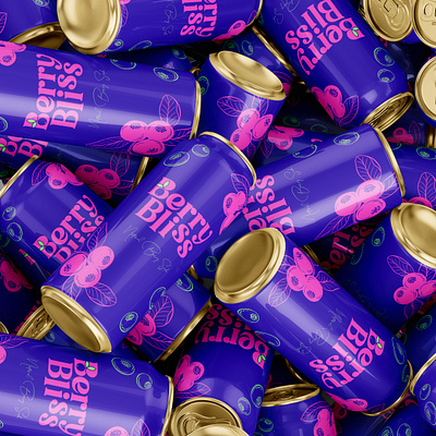 Berry Bliss – Bold Branding & Colorful Packaging Design beverage design branding colorful design creative packaging drink packaging food beverage identity design illustration label design logo design modern branding packaging design packaging inspiration print design product design typography design visual identity
