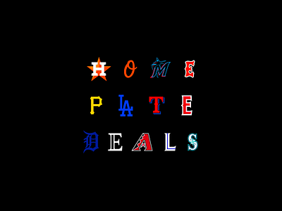 Home Plate Deals Wordmark Easter Egg baseball branding deals design easter egg food free graphic design home logo mlb plate sports wordmark