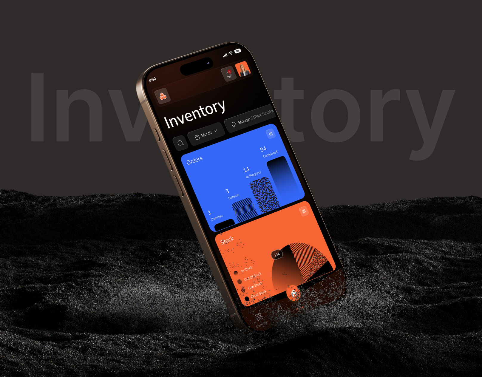 Inventory Management Saas Dashboard | UIUX Design analytics business crm dashboard ecommerce inventory inventory dashboard inventory management inventory stock management mobile app online shop online store product design saas saas design sales management ui ui design ux