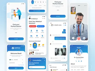 Medical App Design clinic app consultation doctor doctor app doctor appointment ecommerce figma figma designer finance health app healthcare hospital hospital app medical medical app medicine mobile apps telemedicine uiux uiux designer