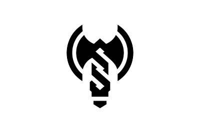 Stylish Axe Logo branding company brand logo company branding design graphic design illustration logo modern vector