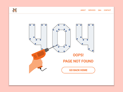 DailyUI#008 404 Page Design 404 404page dailyui008