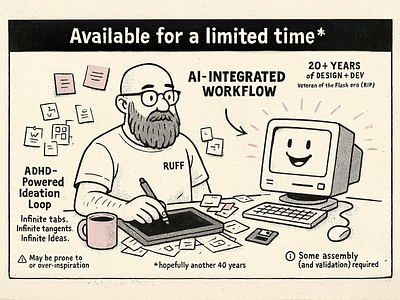 New profile cover image :) about ai bio cartoon comic cover illustration profile vintage