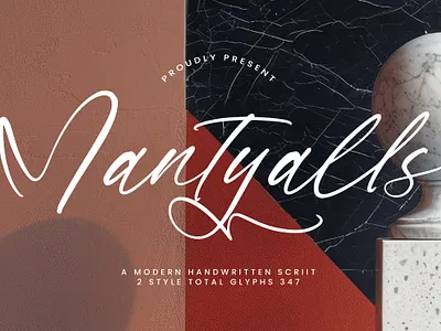 Mantyalls - A Modern Handwritten Script style