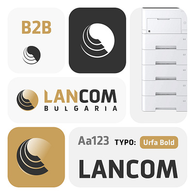 LANCOM Bulgaria — B2B Platform advertising branding design graphic design illustration logo logo design logotype print design vector