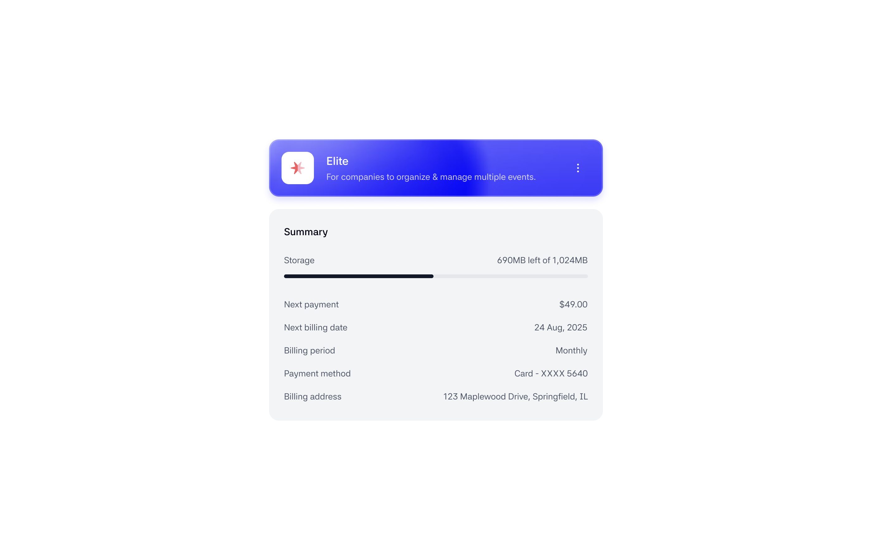 Subscription Panel figma payment ui plan ui pricing plan sri lanka subscription
