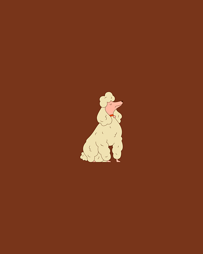 Companions and Scoops. banana character cherry dog friend ice cream illustration pup sauce scoop vector