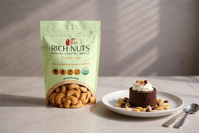 Cashew pouch packaging | Food packaging branding cashew cashew packaging design dry fruits food food packaging graphic design illustration label design nuts nuts packaging packaging design pouch design pouch label product label design