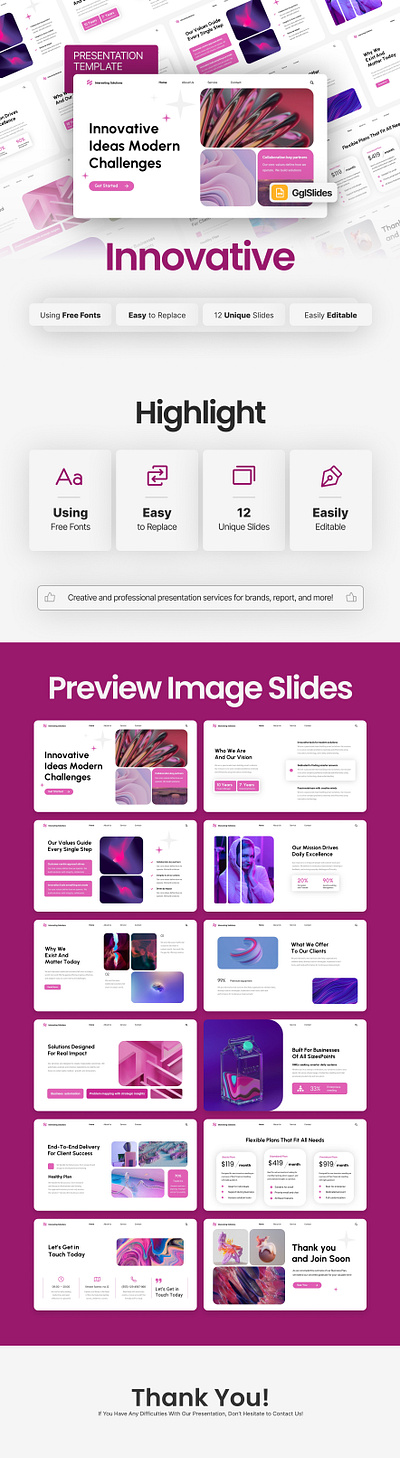 Innovative Ideas Modern Presentation strategy