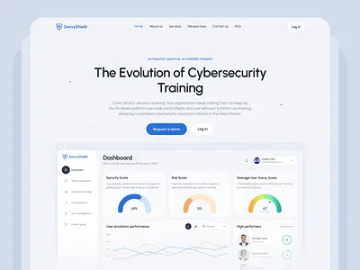 Cybersecurity Awareness Training Platform Website
