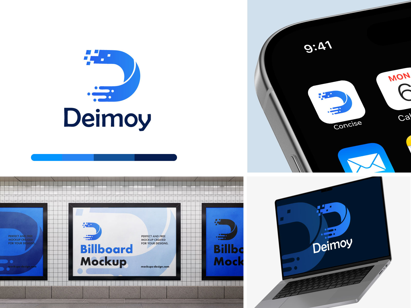 Example of Modern D Letter Logo | Ai & Tech Design