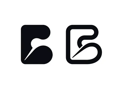 B / Black stilt / WIP b b blackstilt bird bird logo blackstilt letter letter b logo logotype mark monogram symbol typography