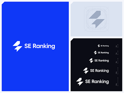 SE Ranking - Rebranded Logo animation app icon blue brandbook branding graphic design grid logo logo animation motion rebranding se ranking typography unikorns
