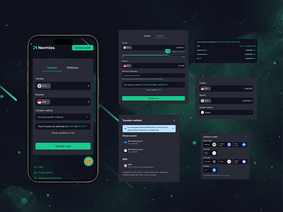 On & Ramps Component app design branding color component crypto crypto component crypto website design graphic design illustration landing page logo mobile app ui ux vector web app web design