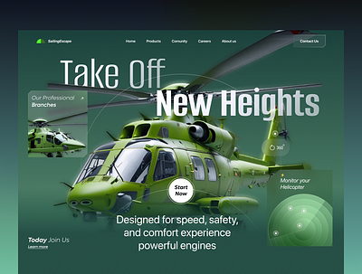 Modern Helicopter Booking web ui design booking system booking ui clean design flight schedule ui hero section minimal ui modern ui product design smart ui transportation ui travel booking travel ui ui ui designer ux web web app web design website website design